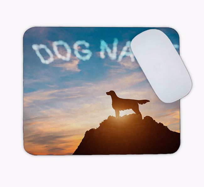 Sunset Clouds: Personalised {breedFullName} Mouse Mat